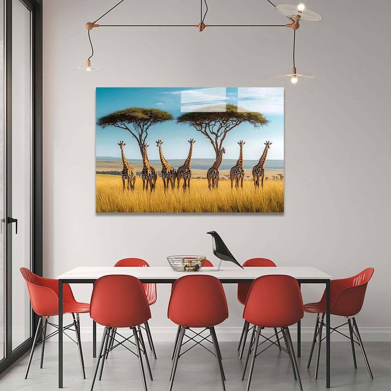 Картина на стекле NovellaPrint Стражи саванны 120х80 см (433.4)