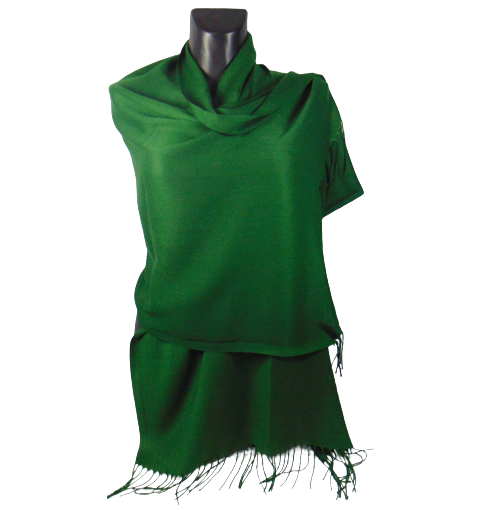 Палантин-шарф однотонный Ozsoy Темно-зеленый (1742408893)