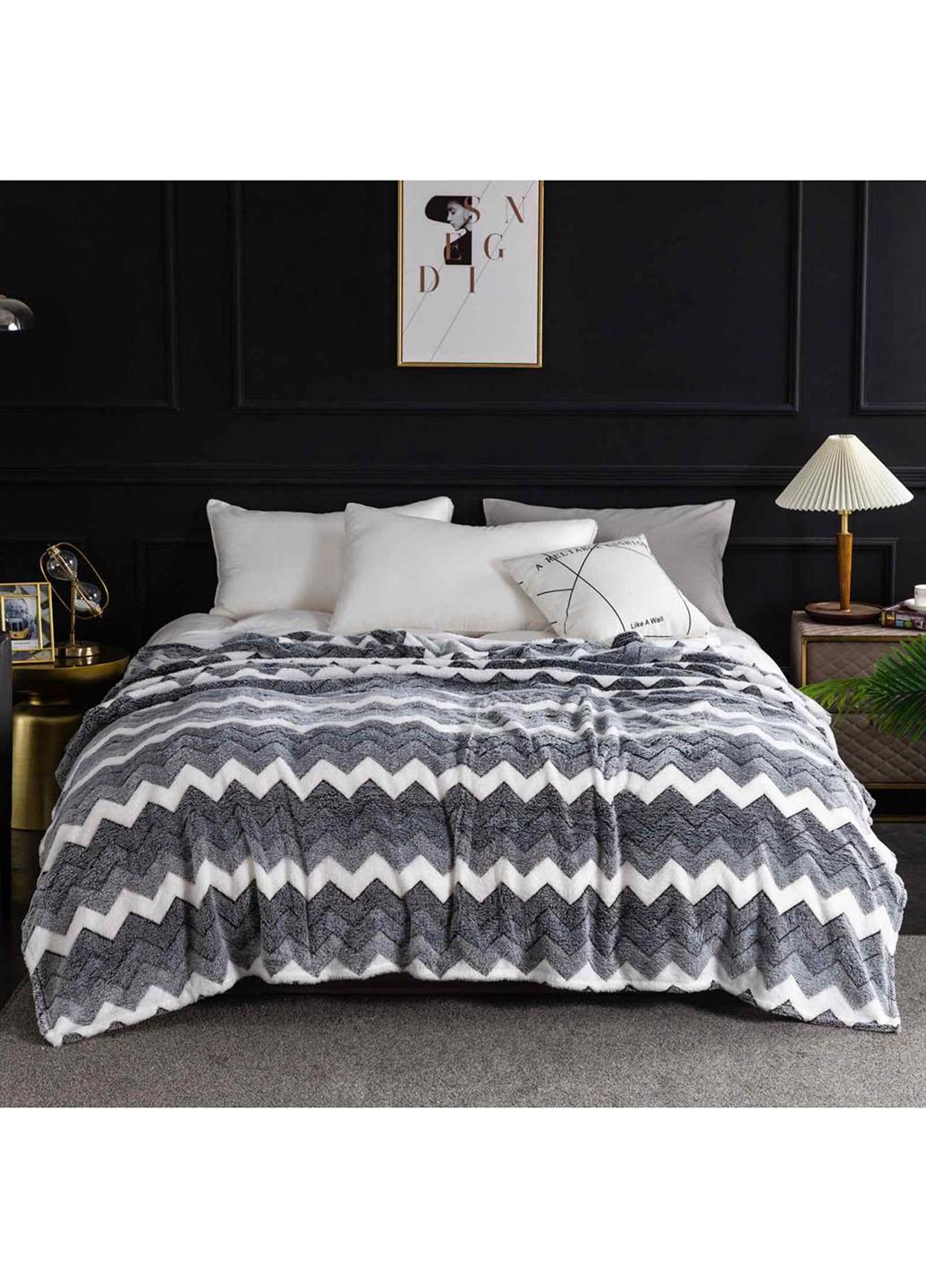 Покрывало велюровое с рисунком 220х200 см (106322-1)