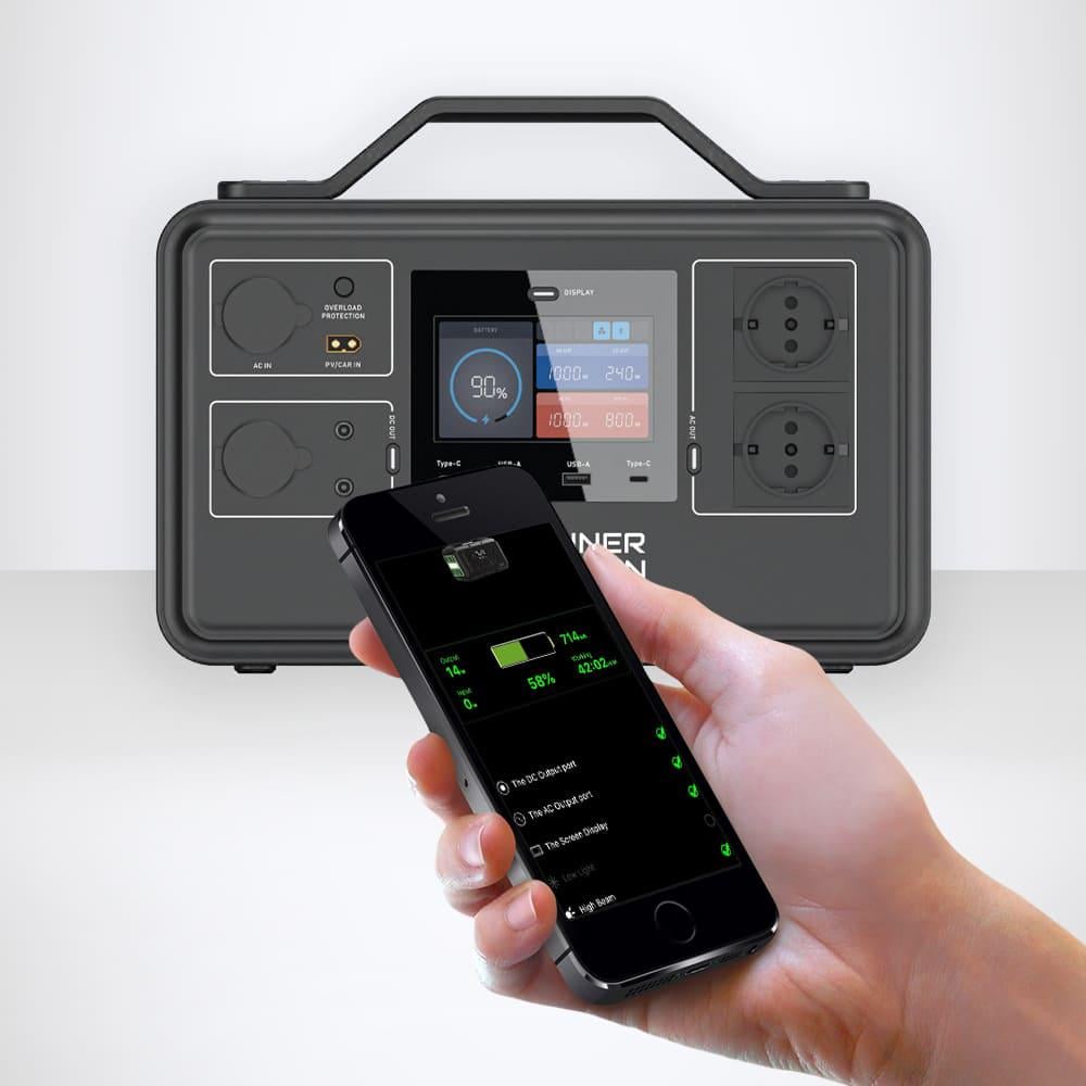 Станція зарядна Konner&SohnenKS1200PS LifePo4 1030 Вт/год 4000 циклів 80% DOD 1200/2400 Вт (00018532) - фото 5 Станція зарядна Konner&SohnenKS1200PS LifePo4 1030 Вт/год 4000 циклів 80% DOD 1200/2400 Вт (00018532) - фото 5