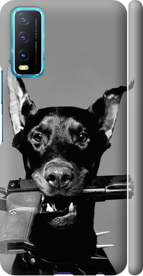 Чехол на Vivo Y20 Доберман (2745m-2078-42517)