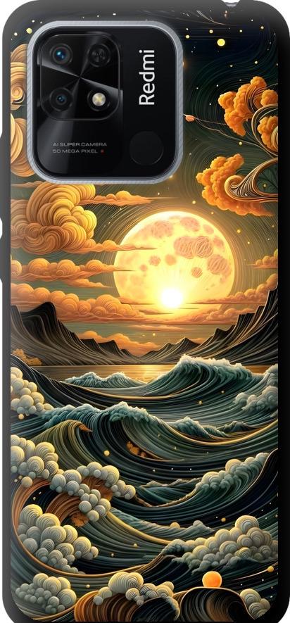 Чехол на Xiaomi Redmi 10C Арт волны (6332b-2591-42517) Чехол на Xiaomi Redmi 10C Арт волны (6332b-2591-42517)