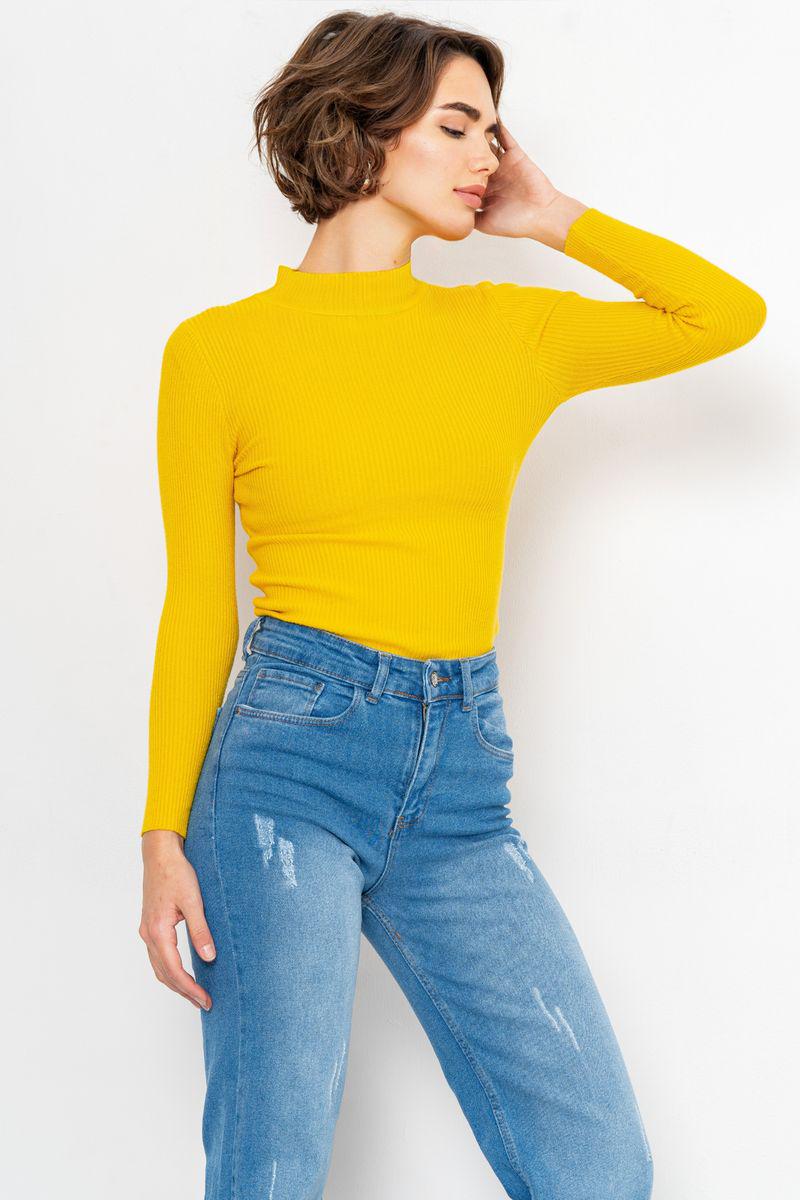 Гольф жіночий базовий Ager 221R915 S/M Жовтий (9621866) - фото 4 Гольф жіночий базовий Ager 221R915 S/M Жовтий (9621866) - фото 4