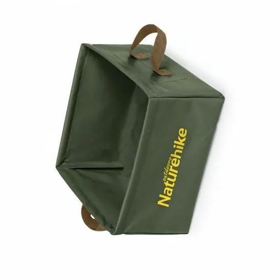 Контейнер складаний Naturehike Square bucket 13 л Green (597195) - фото 2 Контейнер складаний Naturehike Square bucket 13 л Green (597195) - фото 2