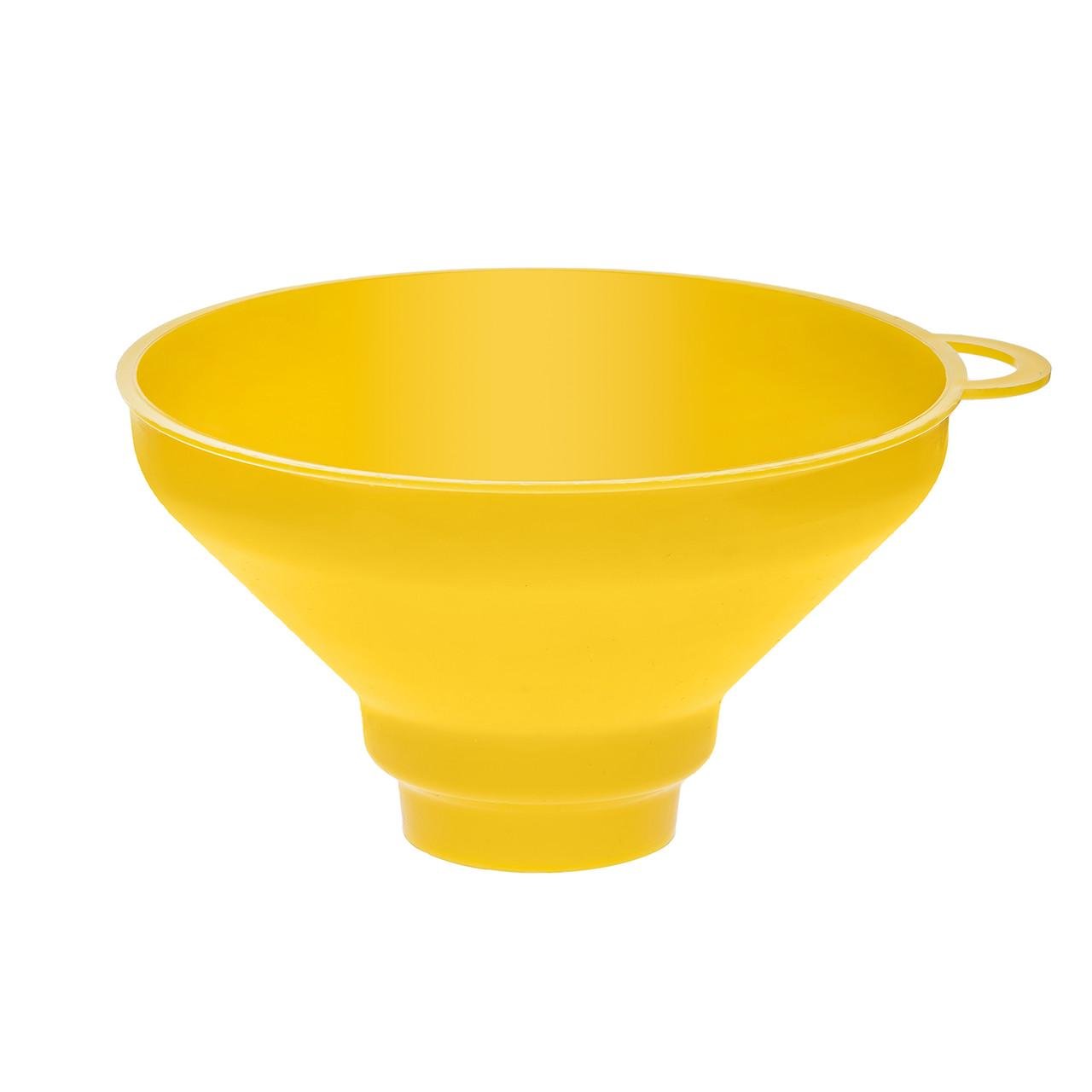 Воронка пластиковая Ø 15,5 см с широким горлом на банку Желтый (1732283724) - фото 3 Воронка пластиковая Ø 15,5 см с широким горлом на банку Желтый (1732283724) - фото 3
