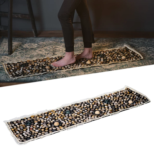 Килимок масажний для ніг inSPORTline Butwal з натуральними каменями 148x40 см (421696) - фото 3 Килимок масажний для ніг inSPORTline Butwal з натуральними каменями 148x40 см (421696) - фото 3