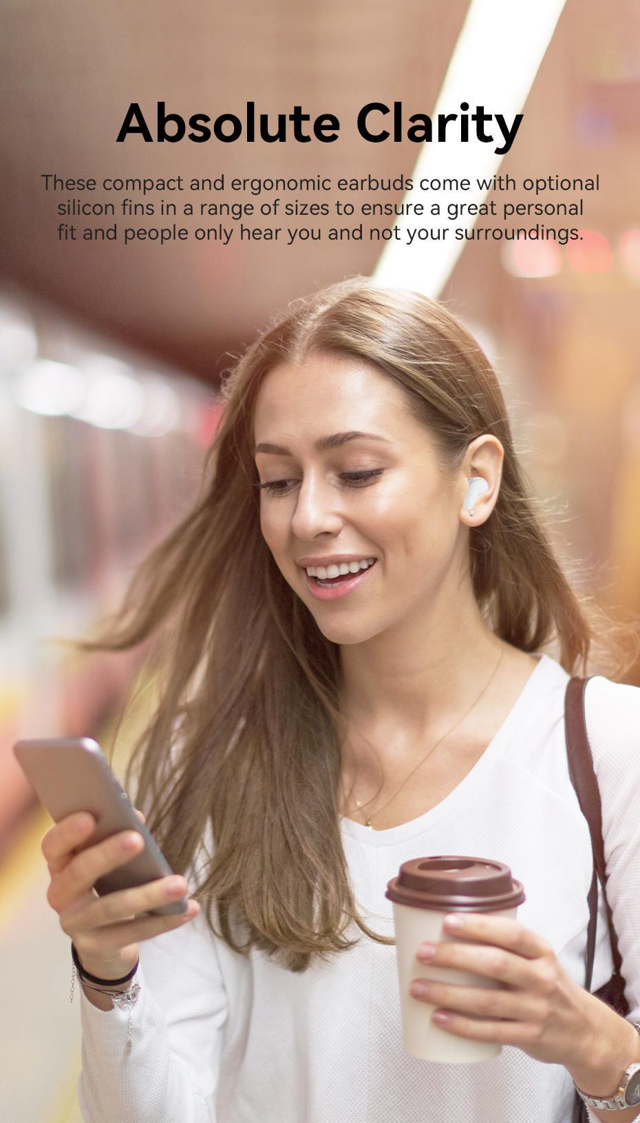 Навушники бездротові Vention Elf E01 Bluetooth 5.3 TWS шумозаглушення AAC/SBC Hi-Fi IPX4 водонепроникні Фіолетовий (NBFV0) - фото 6 Навушники бездротові Vention Elf E01 Bluetooth 5.3 TWS шумозаглушення AAC/SBC Hi-Fi IPX4 водонепроникні Фіолетовий (NBFV0) - фото 6