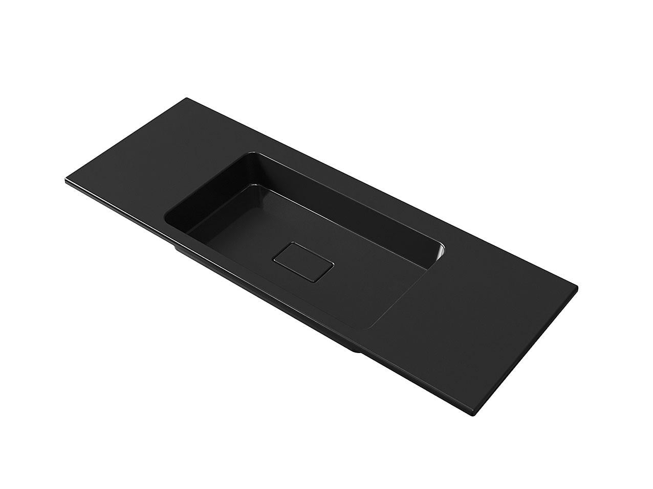 Умивальник накладний Luxor Creativ Low 120 Black (33051007)