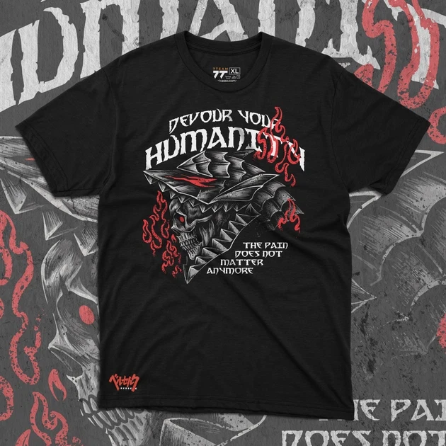 Футболка мужская с принтом Берсерк Devour your Humanity р. 48 (2896478656)