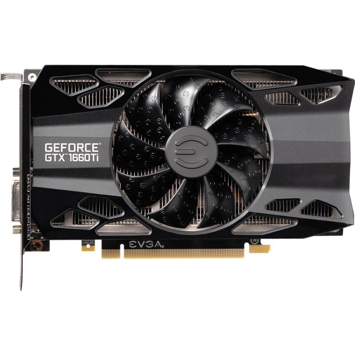 Видеокарта EVGA GeForce GTX 1660 Ti XC Gaming (06G-P4-1261-KR)