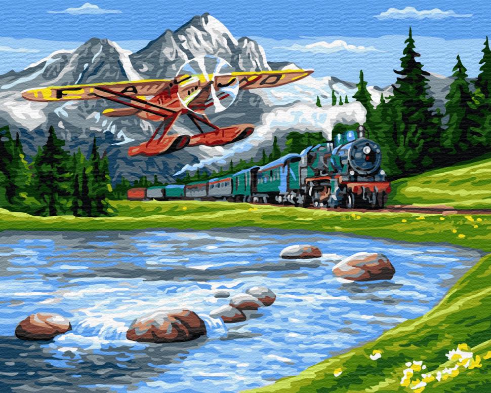 Картина по номерам Brushme Путешествие в горы (GX33234)