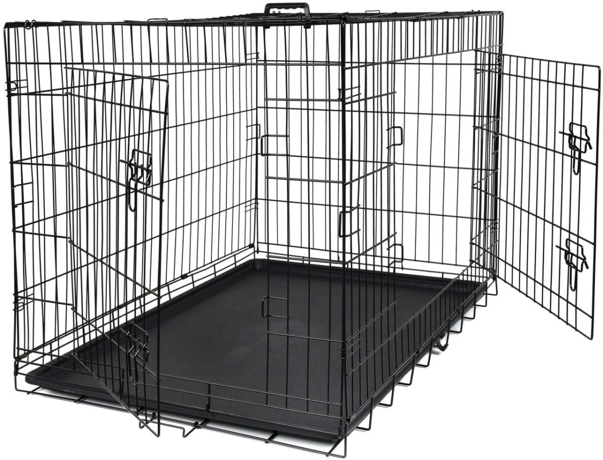 Клетка транспортная для животных Funfit XXL с выдвижным поддоном 107х70х77 см Черный (2866125102)