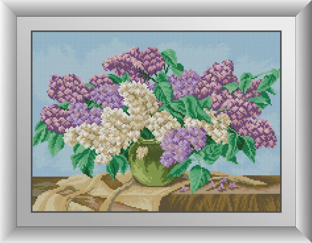 Алмазная мозаика Dream Art Сирень в вазе 47х34 см (DA.30047)