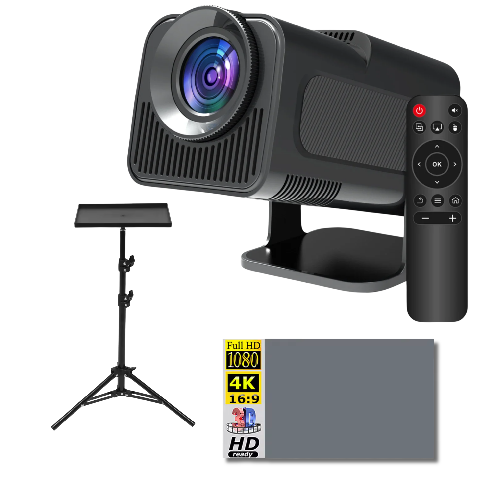 Проектор Magcubic HY320 FullHD 1080P Allwinner экран 100" штатив 1,1 м (GS-281)