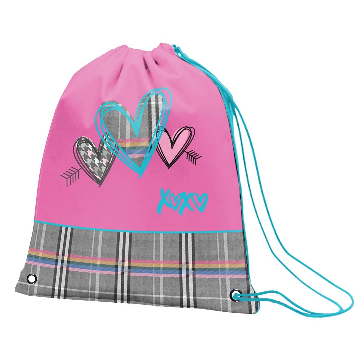 Сумка для обуви YES SB-10 Love серый (558765)