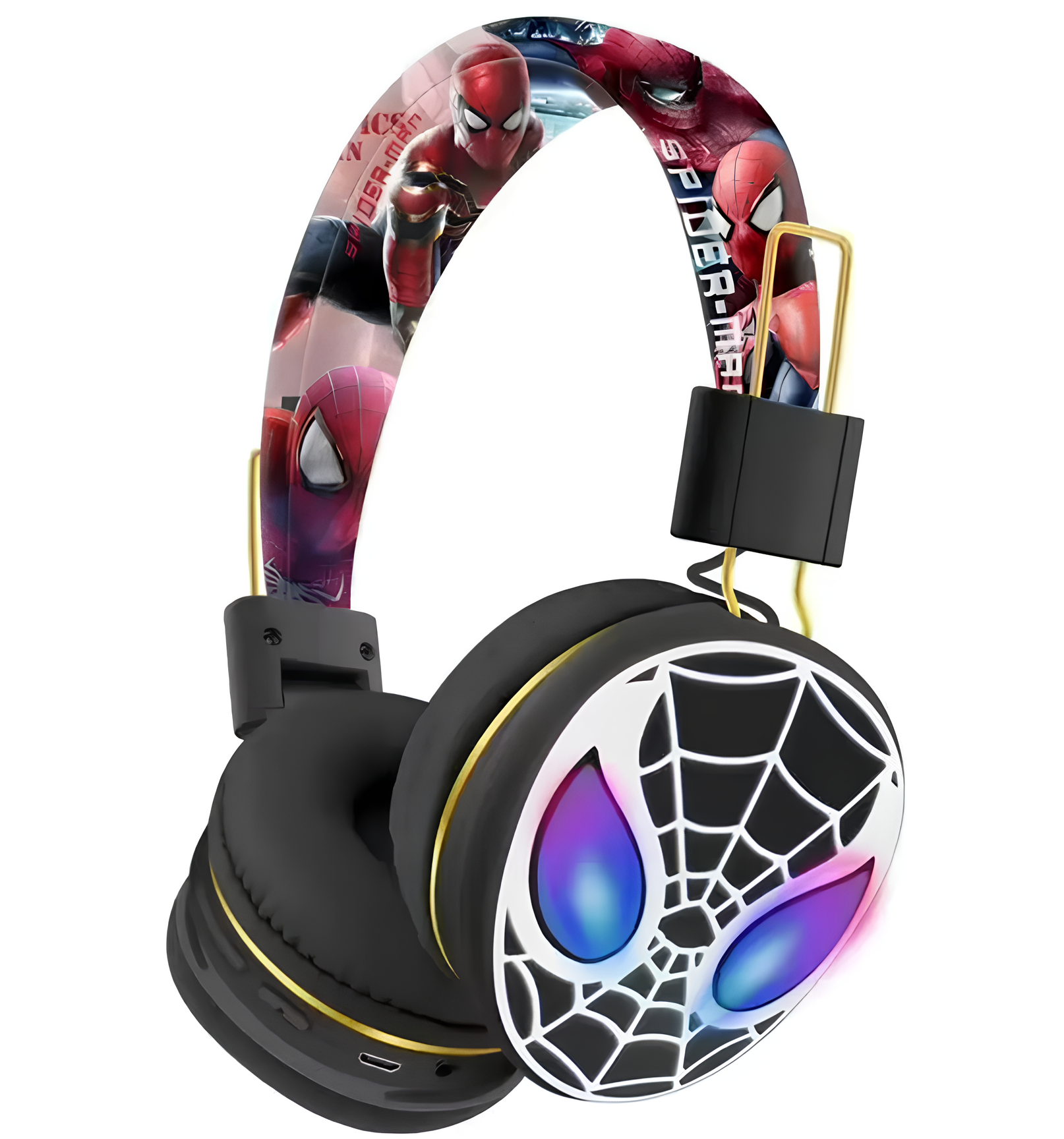 Навушники дитячі Людина Павук Чорний (31573246)