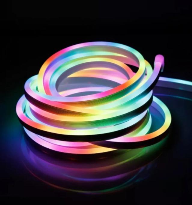 Лента светодидиодная неоновая USB LED Neon Rope Light Bluetooth 10 м