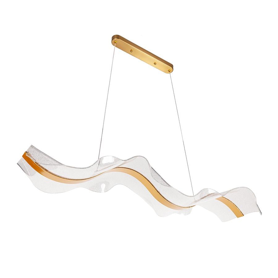 Люстра подвесная светодиодная 7841010 1000 GD 26W Золотой