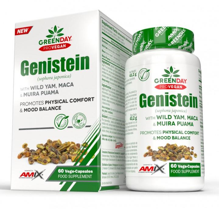 Натуральна добавка для спорту Amix Nutrition GreenDay ProVegan Genistein Forte Blister 60 Veg Caps