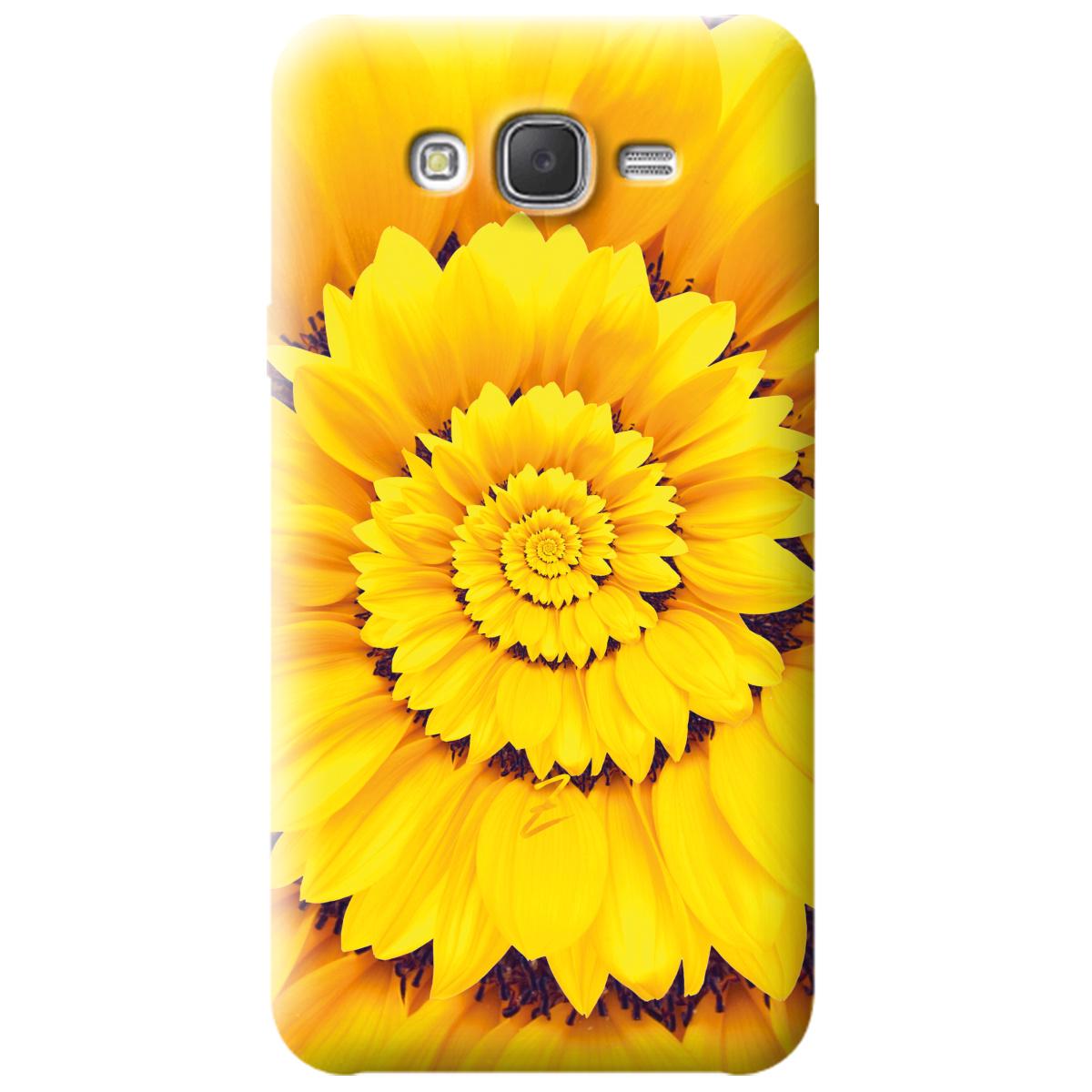 Силиконовый чехол Zorrov для Samsung Galaxy J7 2015 - Sunflower (08820040072005697)