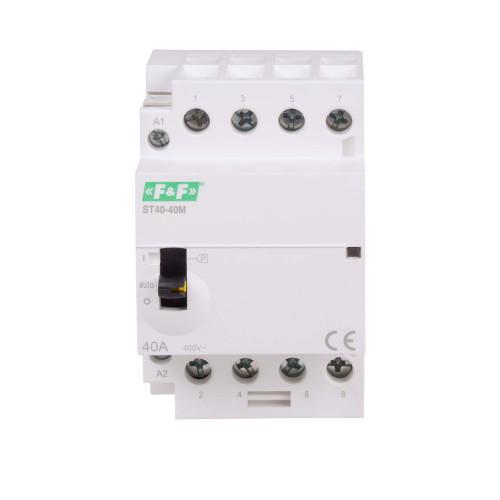 Контактор F&F ST40-40-M 250 V AC 40 A 4xNO (00000062621)