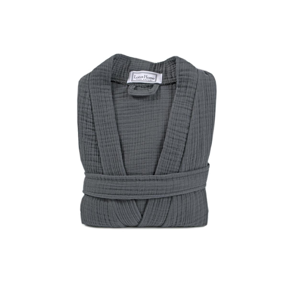 Халат Lotus Home Motty S/M Антрацит
