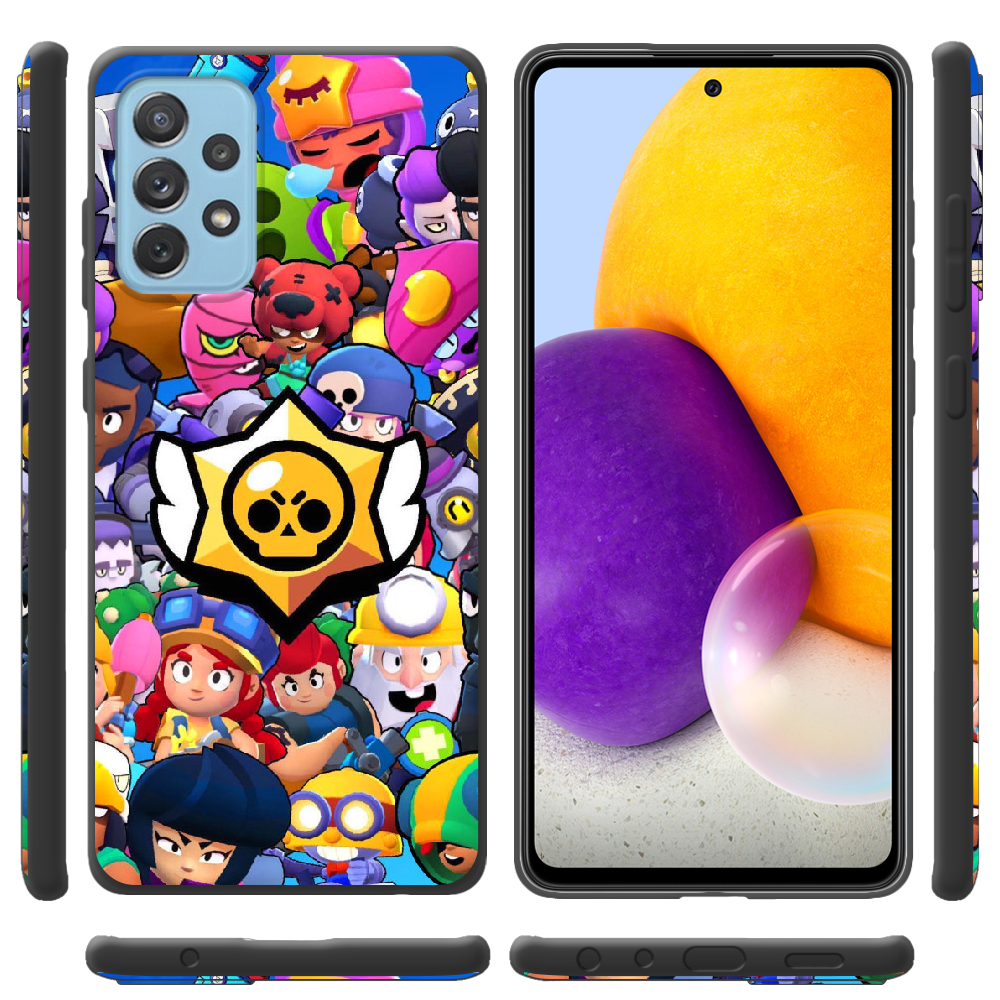 Чехол BoxFace Samsung A725 Galaxy A72 Brawl Stars Черный силикон (42070-up2389-42100) - фото 2