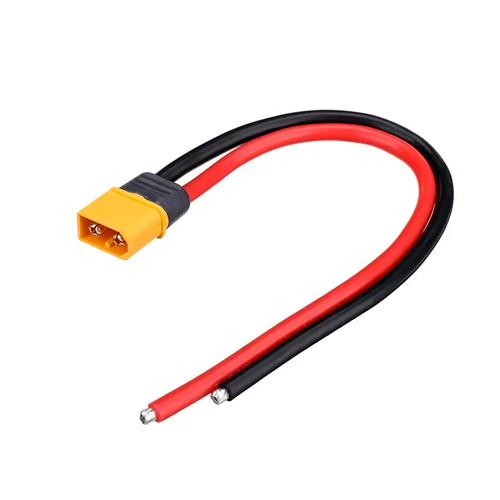 Силовой кабель питания с разъемом Amass XT60 папа 12AWG 60А для аккумуляторов (18253488)