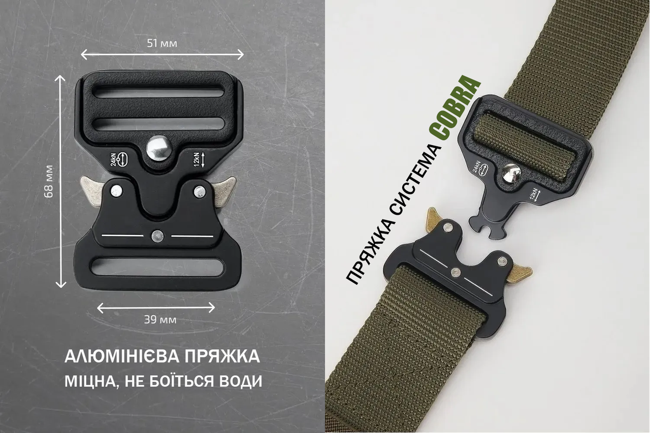 Набор 2в1 ремень с металлической пряжкой 140 см и перчатки закрытые L Оливковый - фото 6