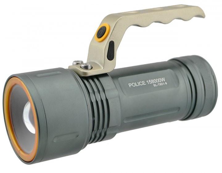 Фонарь BL-T801-9-T6 ЗУ сеть авто 3 режима zoom (46359)
