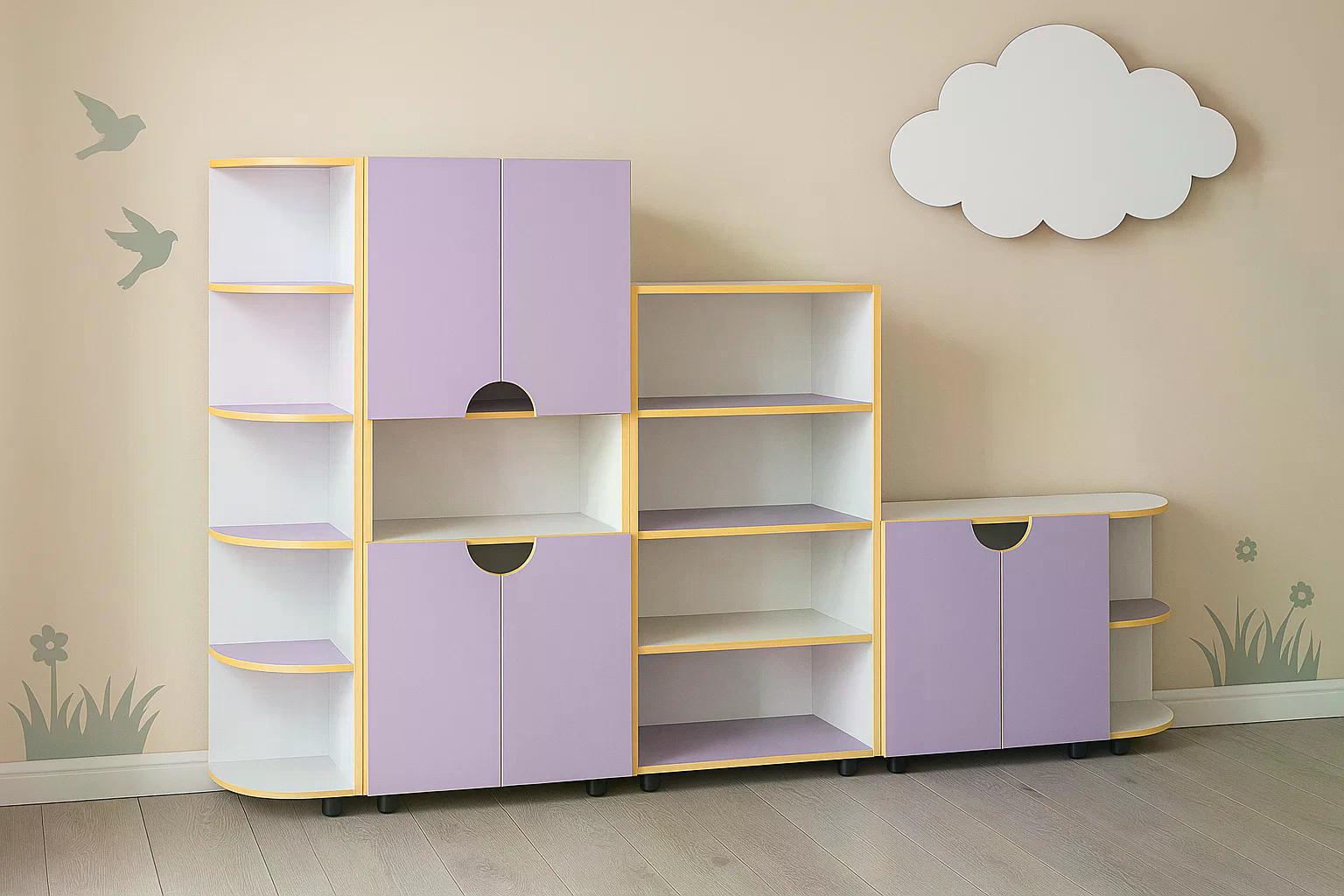 Дитяча стінка Мініленд на ніжках Lavander