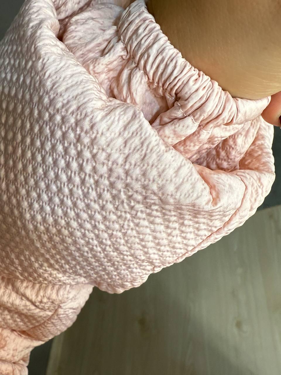 Куртка женская LADY YEP 10039 вафельная пуффер оверсайз с капюшоном р. 44 Пудровый (4886) - фото 4 Куртка женская LADY YEP 10039 вафельная пуффер оверсайз с капюшоном р. 44 Пудровый (4886) - фото 4