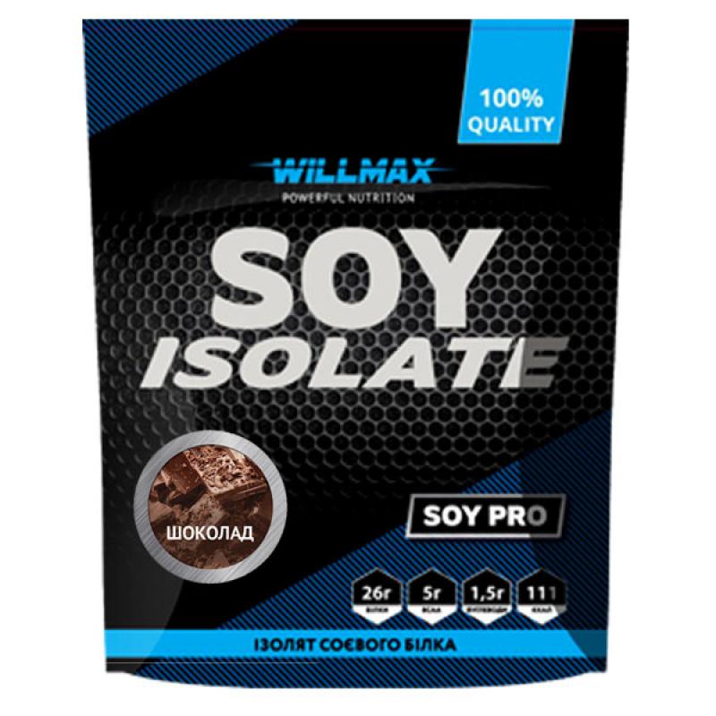 Протеїн соєвий SOY ISOLATE Willmax 900 г Шоколад