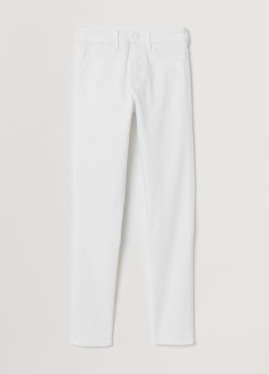 Джинсы H&M W33 Белый (494691b50)