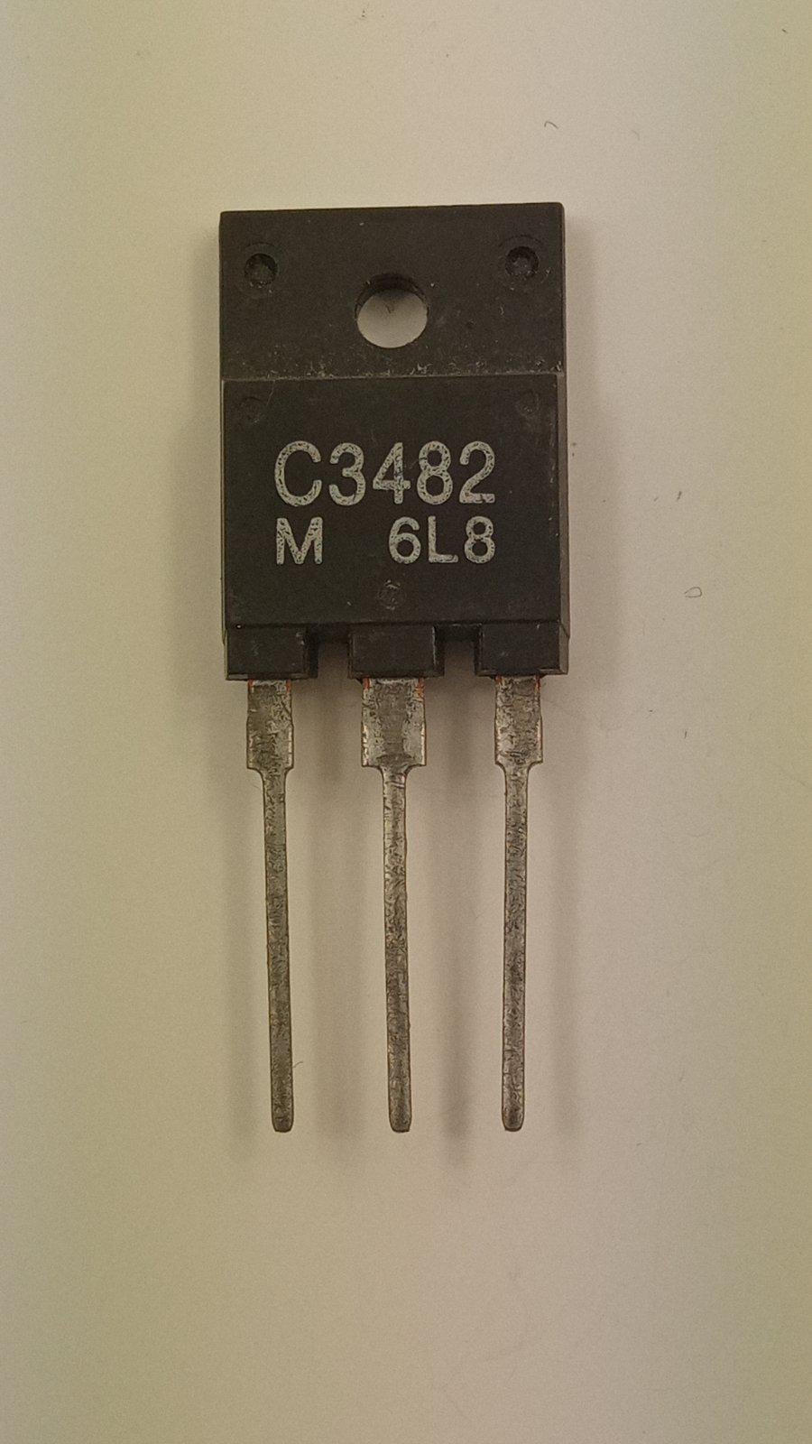 Транзистор 2SC3482 npn +D 1500V/16A/120W TO-3FP (30285)