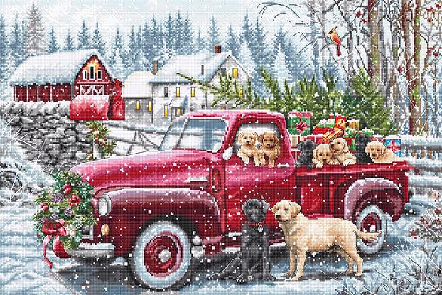 Набор для вышивки крестиком L8014 Christmas Delivery Letistitch