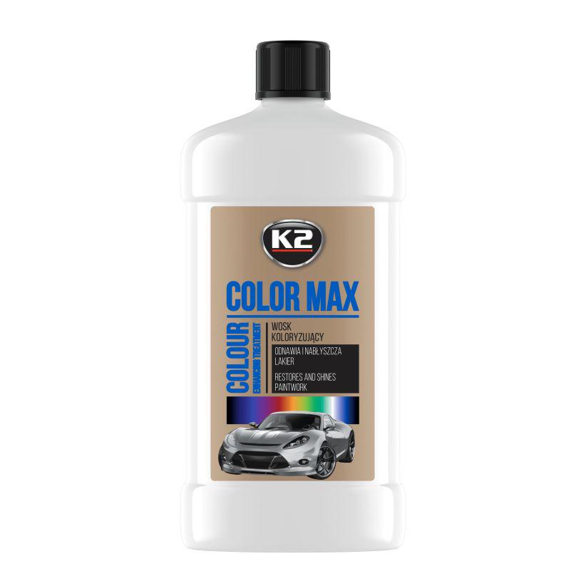 Полироль восковой для кузова K2 Color Max 500 мл Белый (K20341)