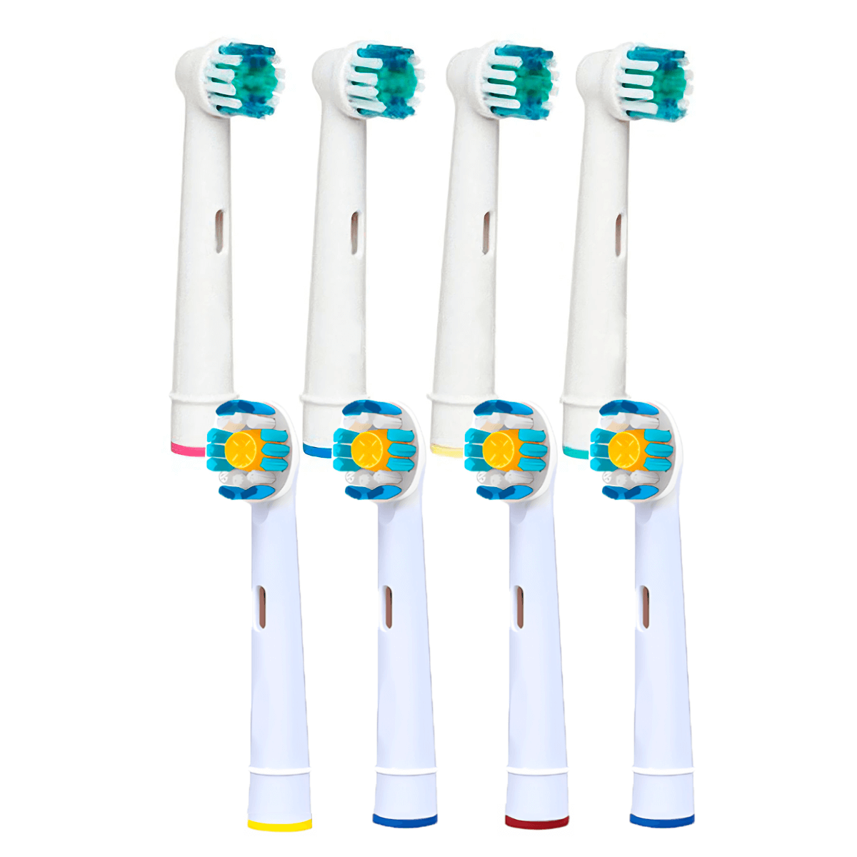 Комплект сменных насадок EB20 Precision Clean/EB18 3D White для зубной щетки Oral-B 8 шт. (2179797353)