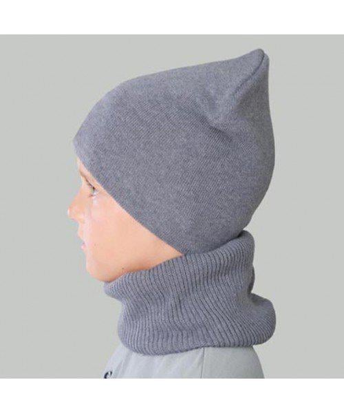 Комплект шапка и шарф детский Elf Рекс р. 54 Серый (OK002238)