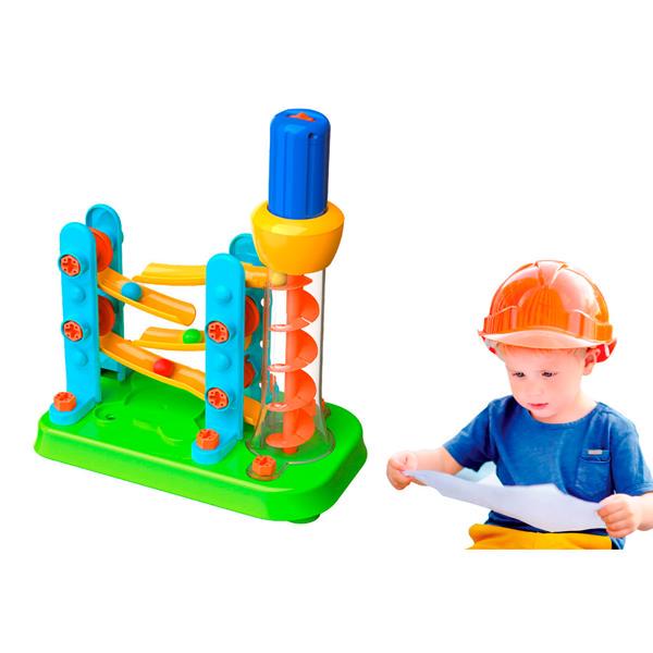 Конструктор Edu-Toys Горка-зигзаг с инструментами (JS021) - фото 5