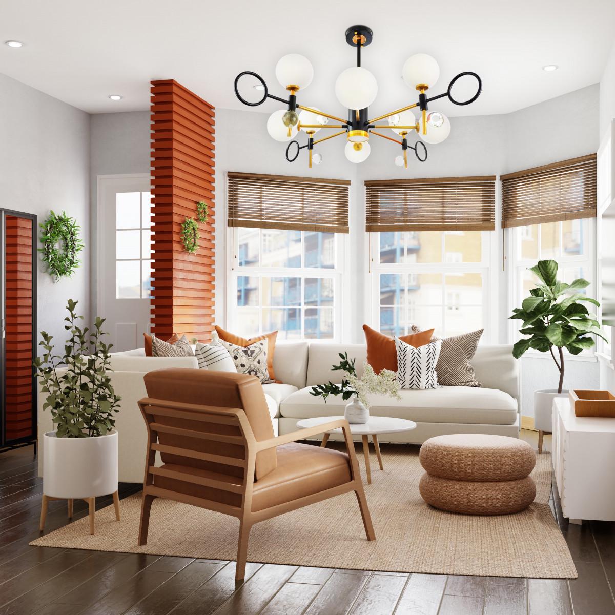 Потолочная люстра Brille BL-752S/8 G4 WW/CW 6 Wx2 - фото 4 Потолочная люстра Brille BL-752S/8 G4 WW/CW 6 Wx2 - фото 4