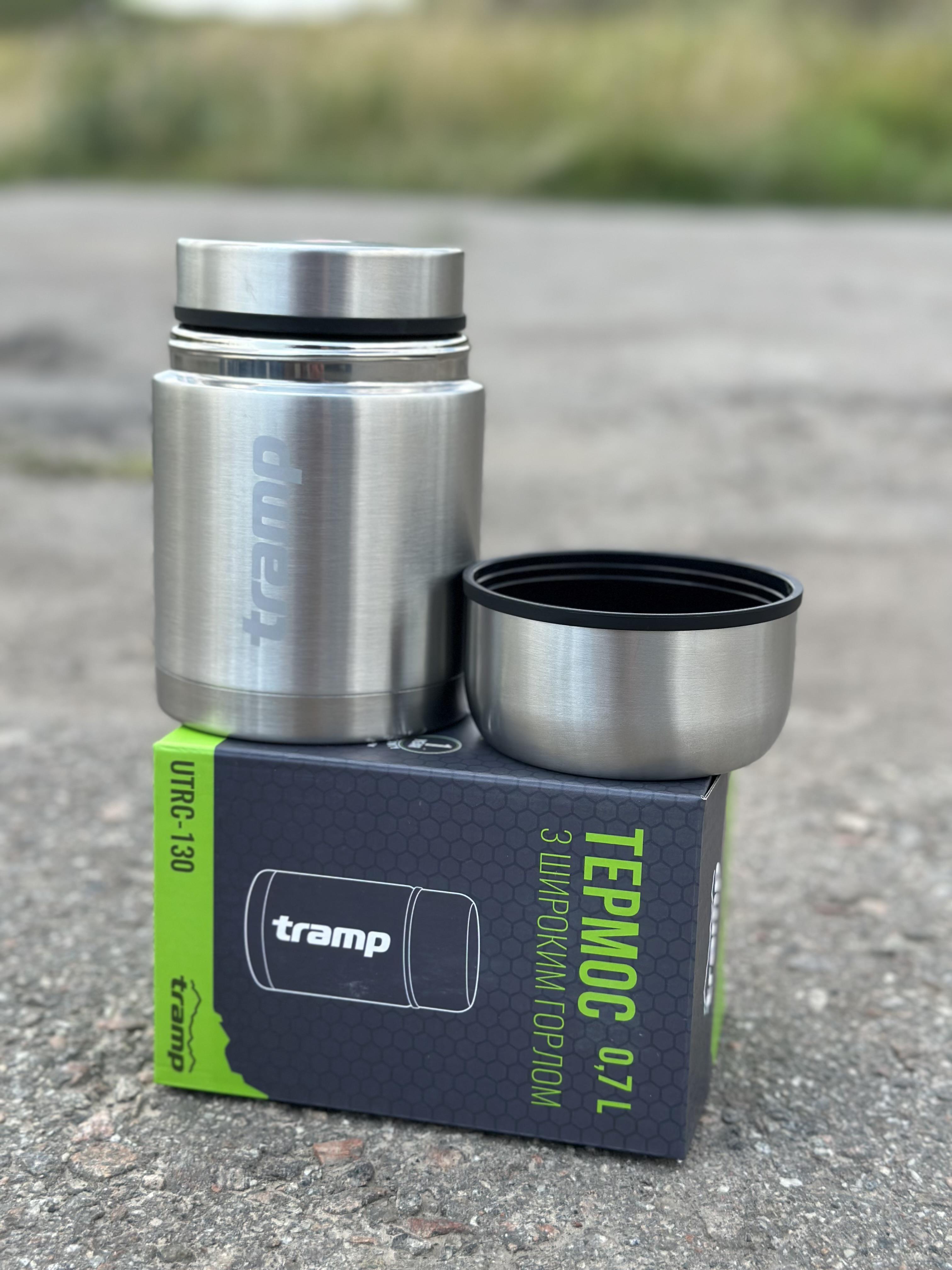 Пищевой термос для еды Tramp без ложки держит 24 ч. 0,7 л Стальной (UTRC-130) - фото 6