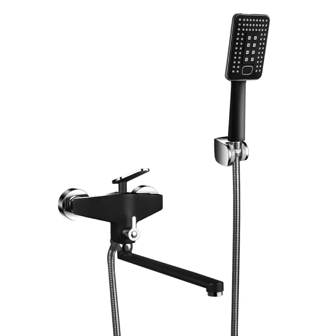 Смеситель для ванны Frap F2257 Черный/Хром (1037332)