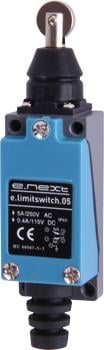 Вимикач кінцевий E.NEXT e.limitswitch.05 1NO+1NC шток із горизонтальним роликом 5A 230 V (s0070009) - фото 3