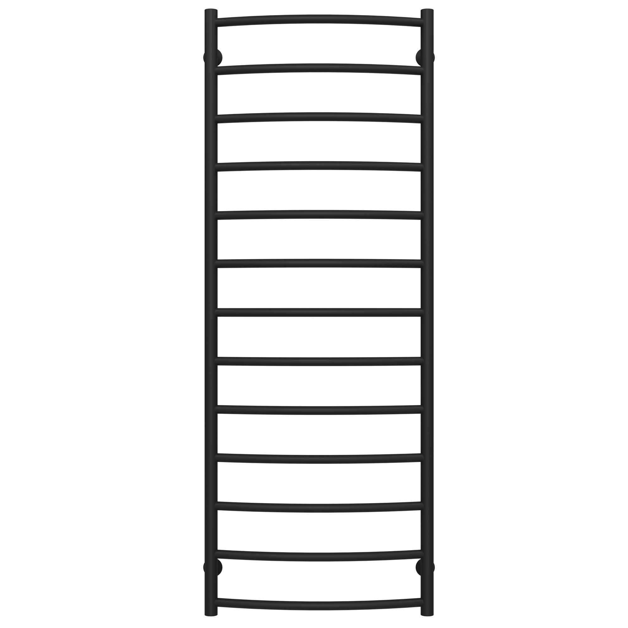 Рушникосушарка водяна Deffi Класік П13 нижнє підключення нержавіюча сталь 500х1400 мм Чорний (C.DK.140.50.13.B.A)