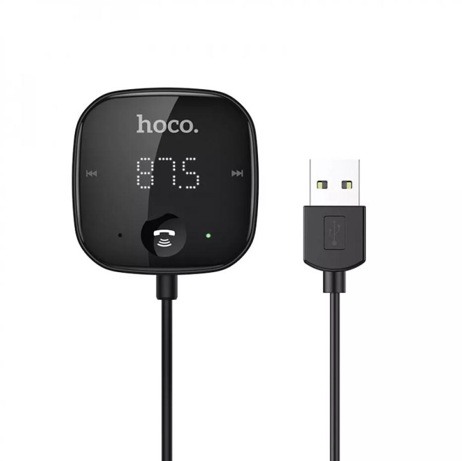 Модулятор автомобильный FM Hoco E65 Bluetooth/TF/AUX - фото 6