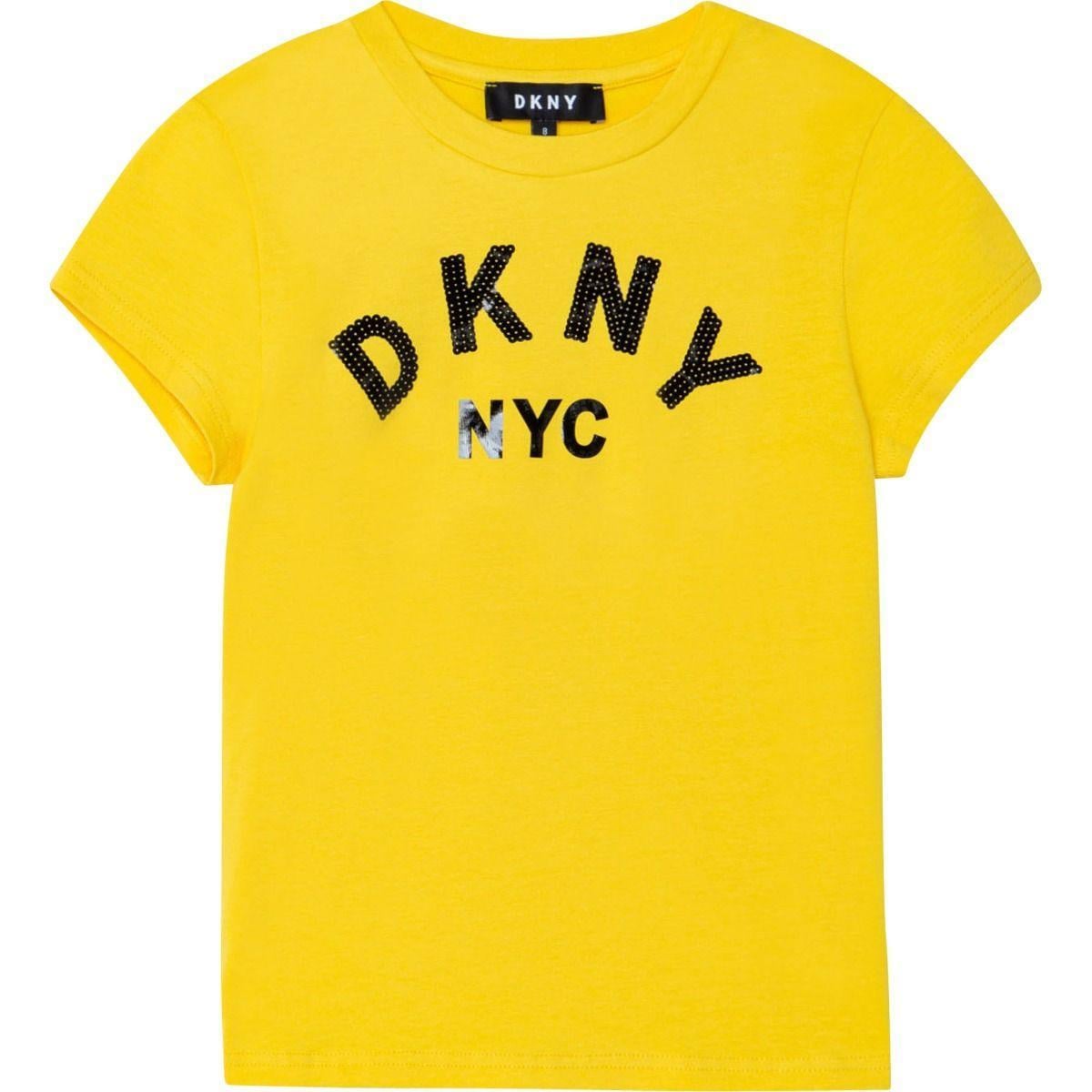Футболка DKNY 35R58 132 см р. 10 Жовтий (2930011048)