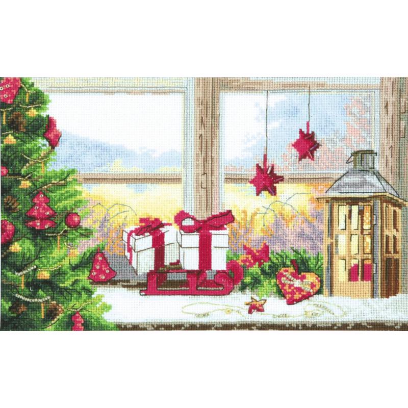 Набор для вышивания крестиком Чарівна Мить М-442 Морозное утро (47654)