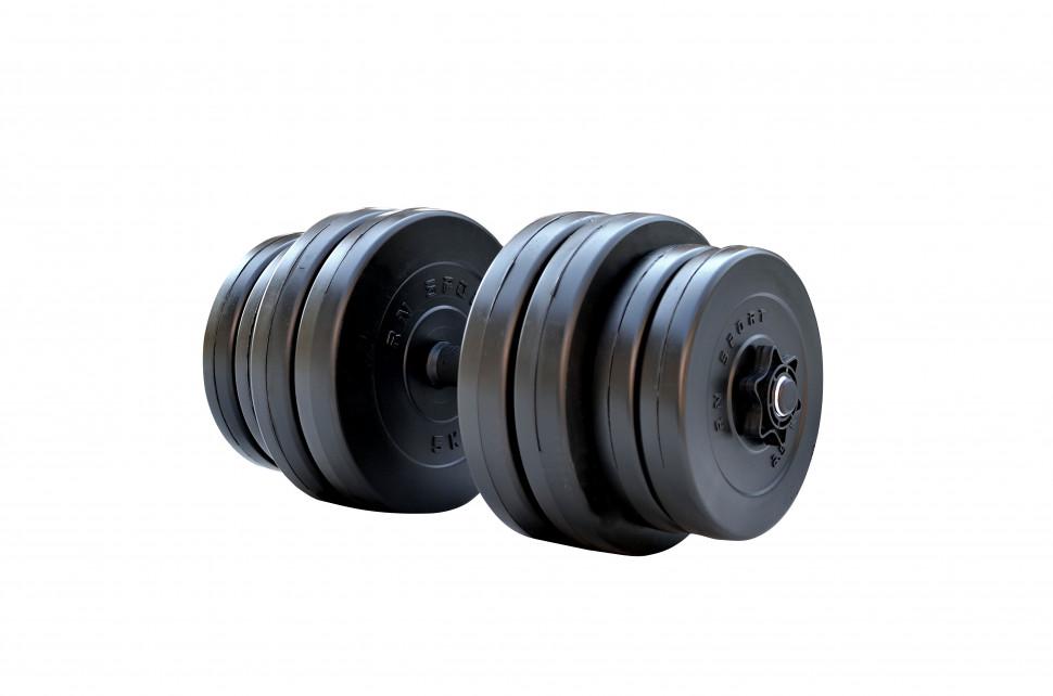 Гантель StrongMan RN-Sport із розширювачем грифу 31 кг (8247194) - фото 2