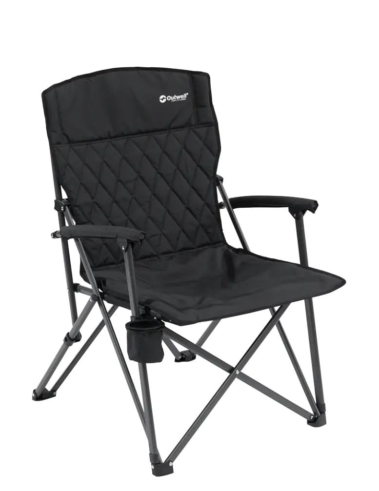 Кресло туристическое кемпинговое Outwell Derwent Black до 125 кг (931753)
